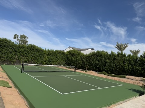 Tennis courts by Apex Court Builders in Tucson, AZ