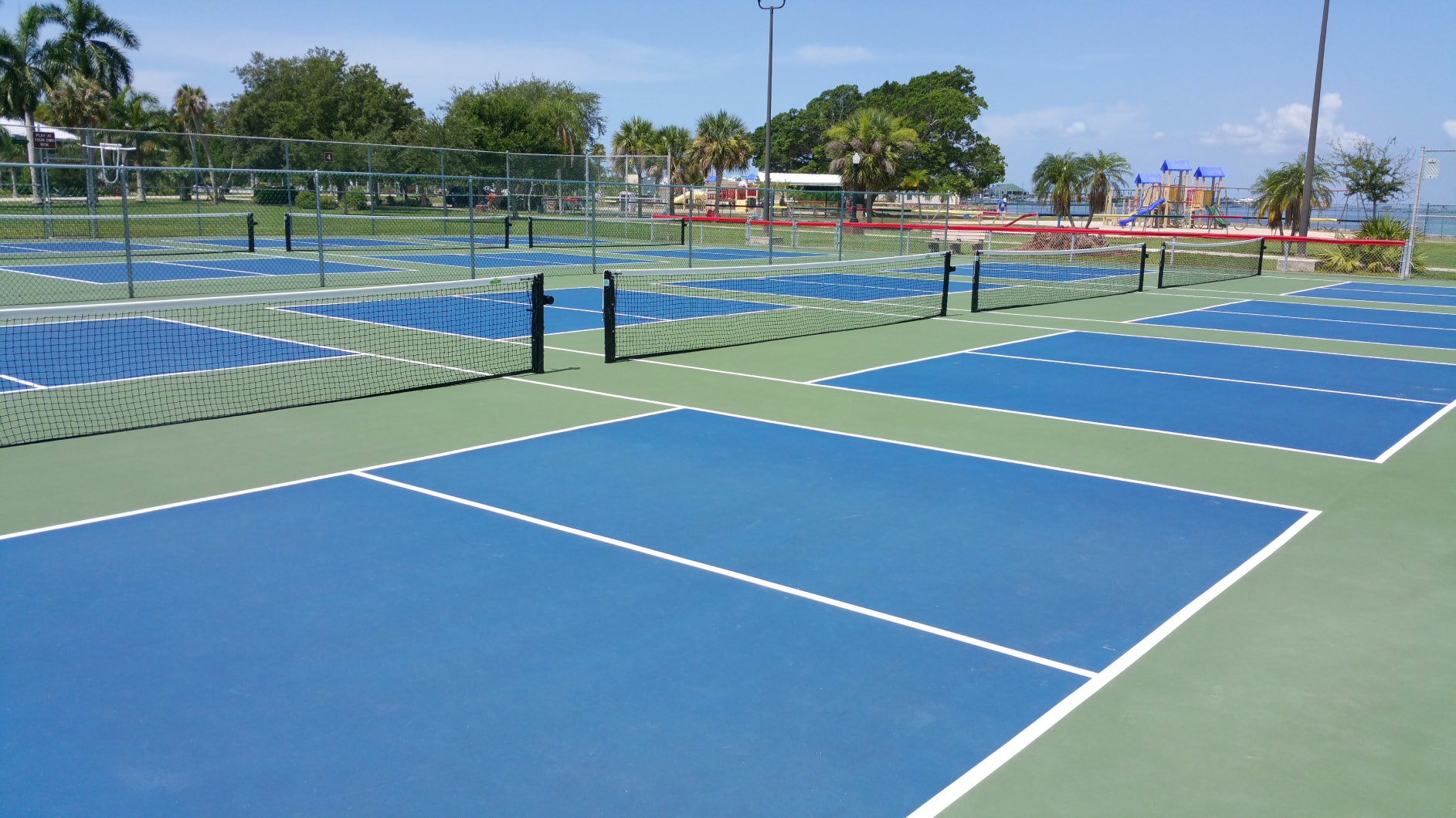 Apex pickleball court